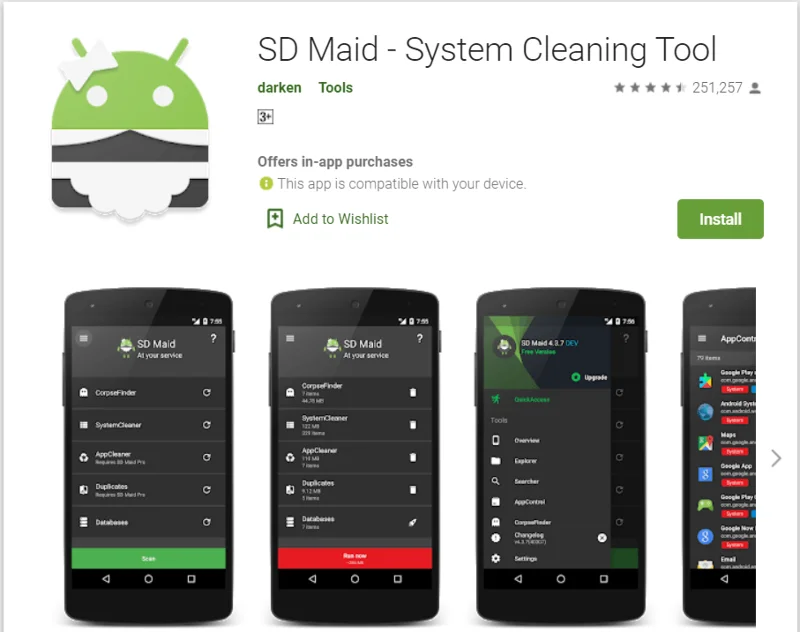 Hoe overgebleven bestanden te verwijderen na het verwijderen van apps op Android
