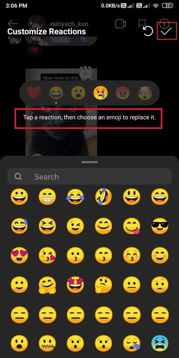 如何使用自定義表情符號對 Instagram 消息做出反應 如何使用自定義表情符號對 Instagram 消息做出反應