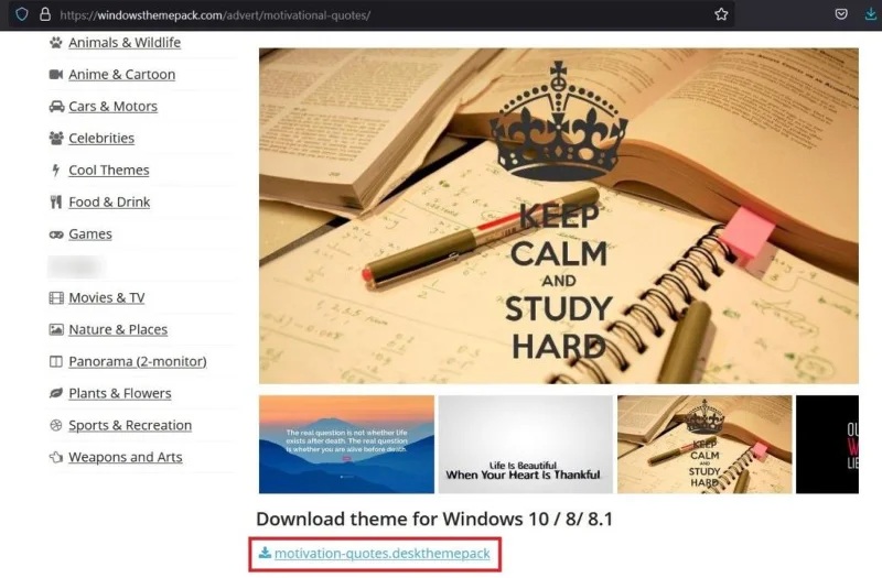 Thema's downloaden voor Windows 10