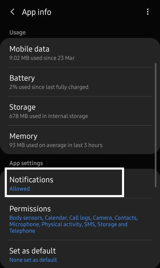 AndroidでOTA通知を無効にする方法