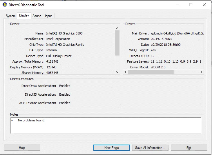 Cara menggunakan Alat Diagnostik DirectX dalam Windows 10