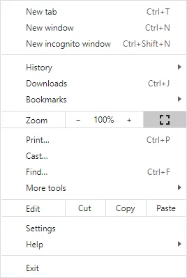 如何在 Google Chrome 中全屏顯示