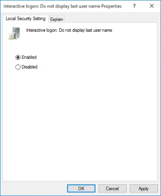 在 Windows 10 登錄屏幕上隱藏電子郵件地址