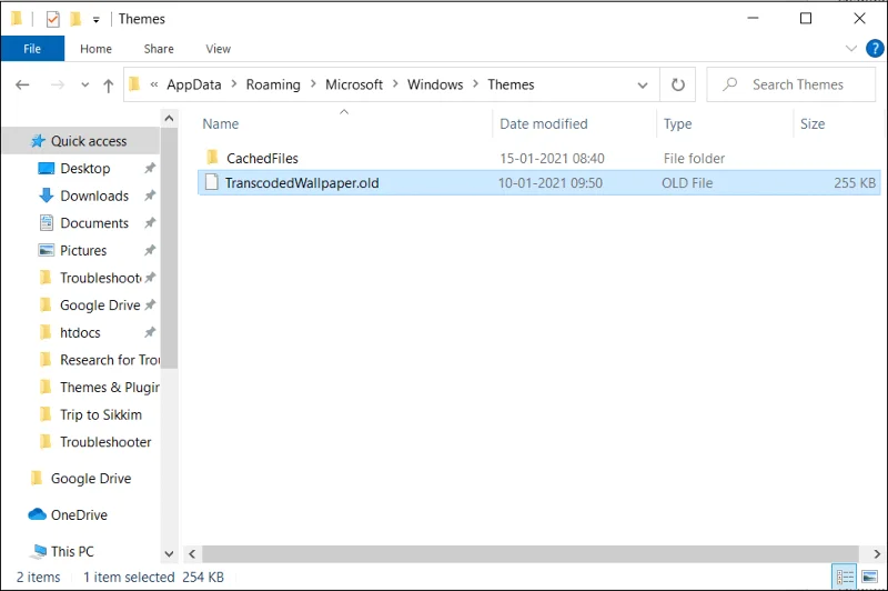 Perbaiki Latar Belakang Desktop Hitam Di Windows 10