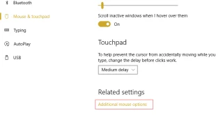 Schakel Mouse ClickLock in of uit in Windows 10