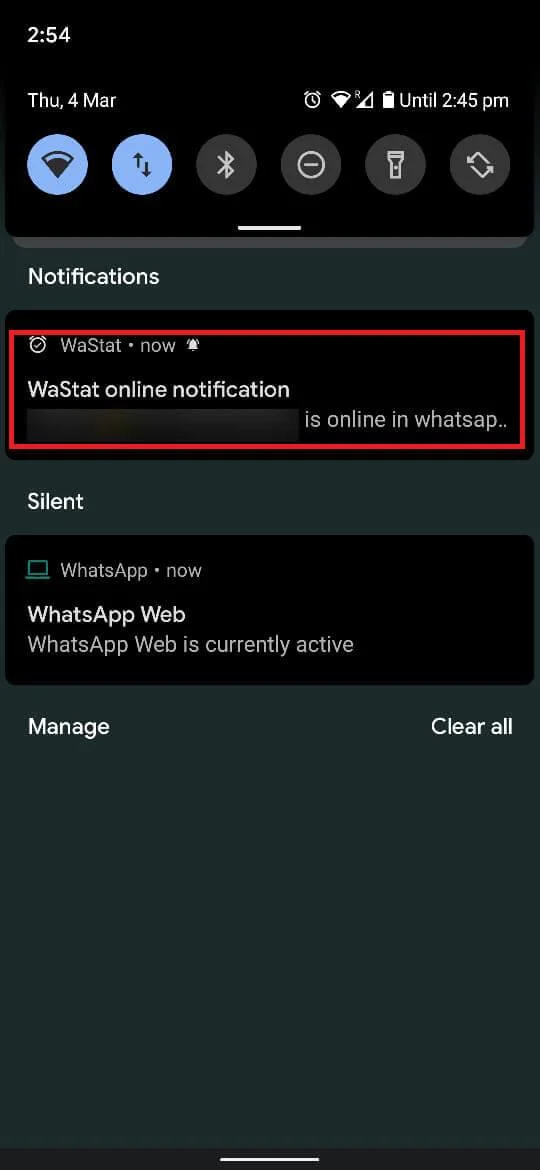 Cómo verificar si alguien está en línea en Whatsapp sin conectarse