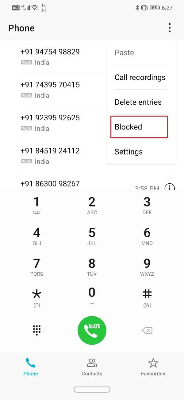 Androidで電話番号のブロックを解除する方法