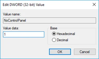 Schakel het Configuratiescherm en de Windows 10 Instellingen-app in of uit