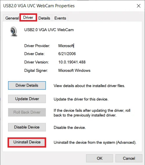 ラップトップカメラがWindows10で機能しない問題を修正
