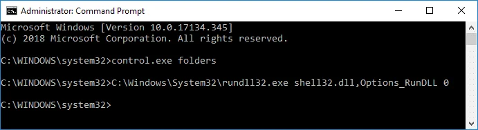 Cara Membuka Pilihan Folder dalam Windows 10