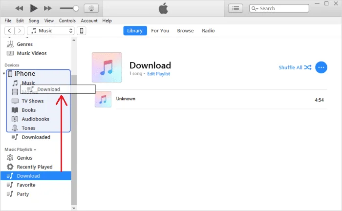 Hoe afspeellijst overzetten van iPhone naar iTunes