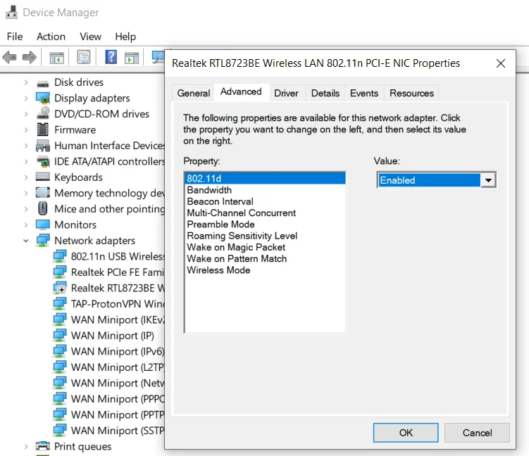5GHzWiFiがWindows10に表示されない問題を修正