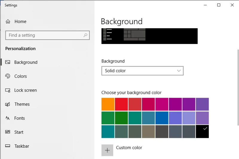 Thema, vergrendelscherm en achtergrond wijzigen in Windows 10