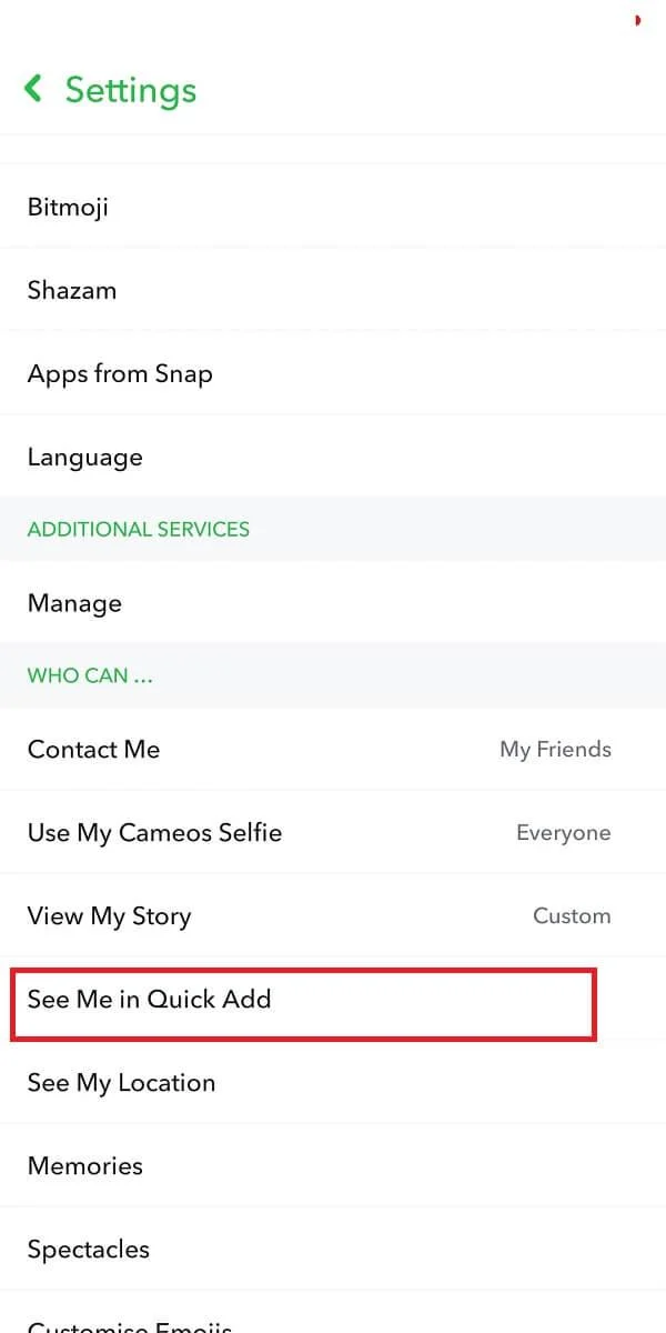 Hoe ongewenste toevoegingsverzoeken op Snapchat uit te schakelen