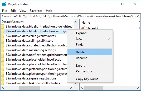 Nachtlampje in- of uitschakelen in Windows 10