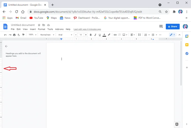 2 formas de cambiar los márgenes en Google Docs