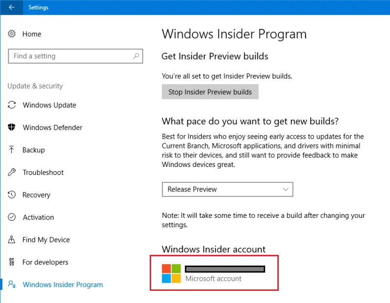 Fix Deze build van Windows verloopt binnenkort