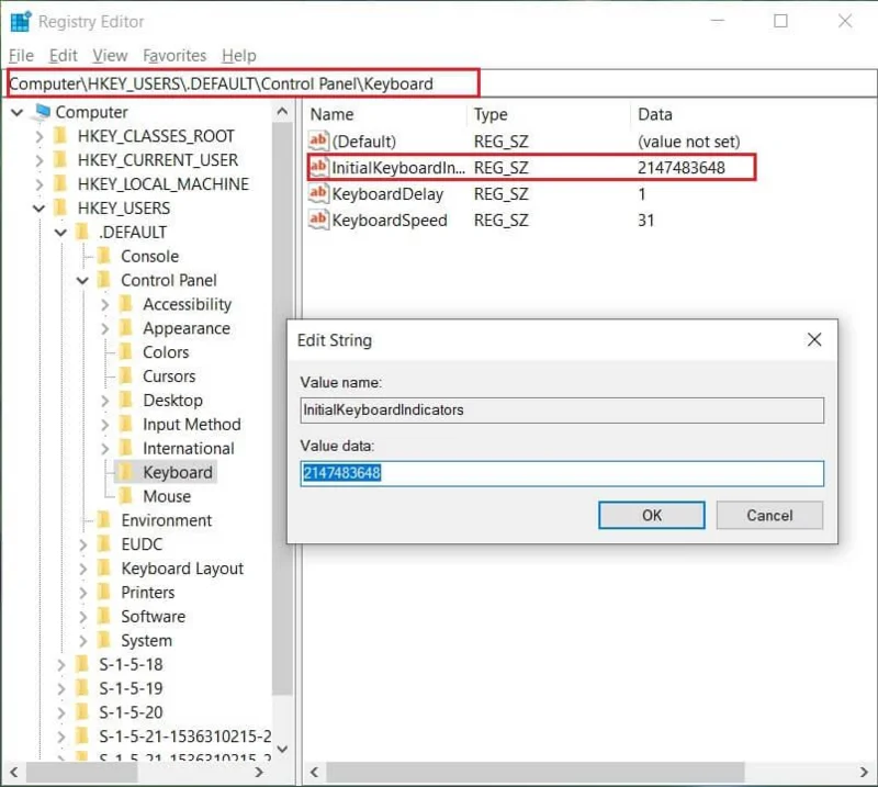 如何在 Windows 10 啟動時啟用 Num Lock