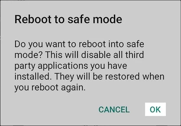 Androidでセーフモードをオフにする方法