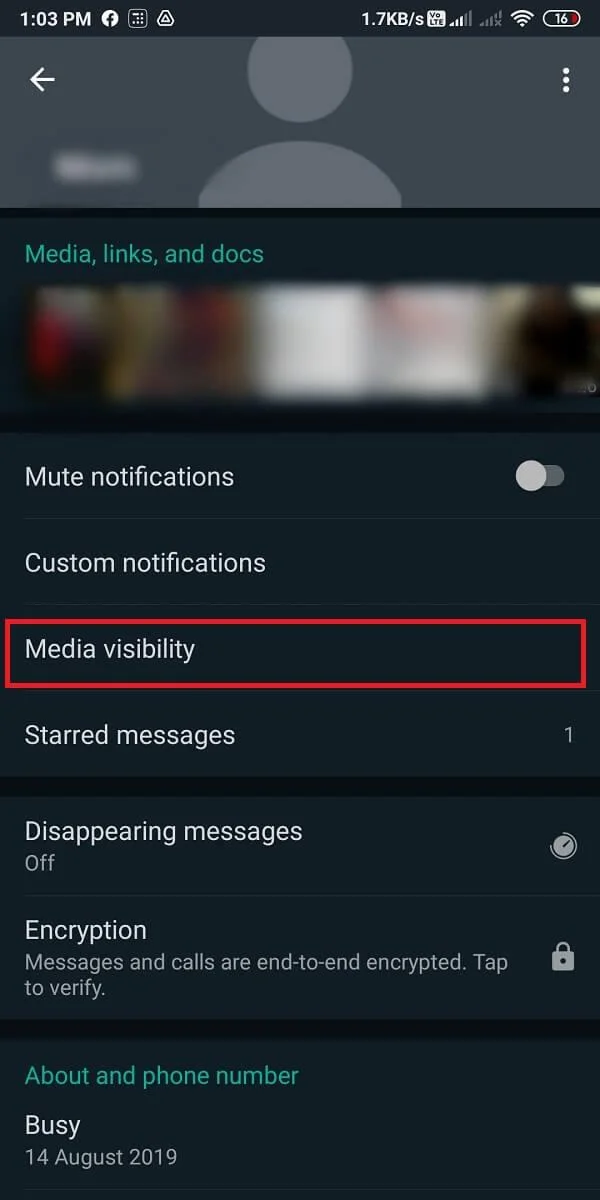 ギャラリーに表示されないWhatsapp画像を修正する方法