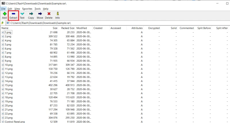 Bagaimana untuk membuka Fail RAR dalam Windows 10