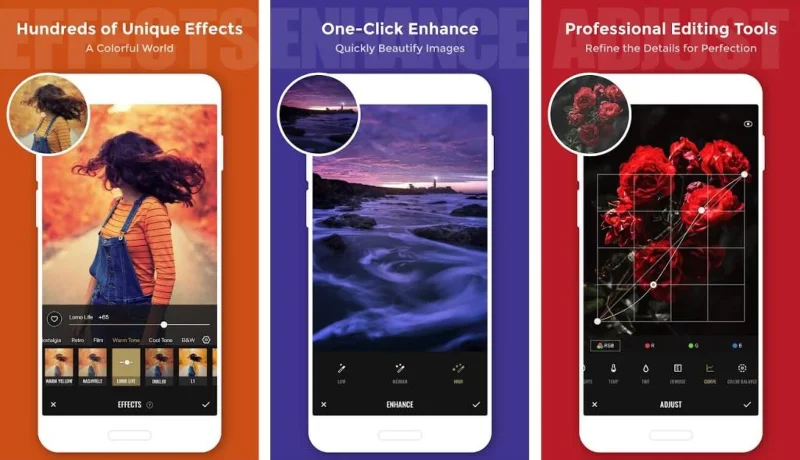 2021年にAndroid用の20の最高の写真編集アプリ