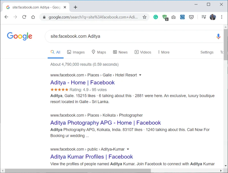 如何在沒有 Facebook 帳戶的情況下查看 Facebook 個人資料？