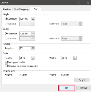 Cara Memutar Gambar atau Gambar di Word