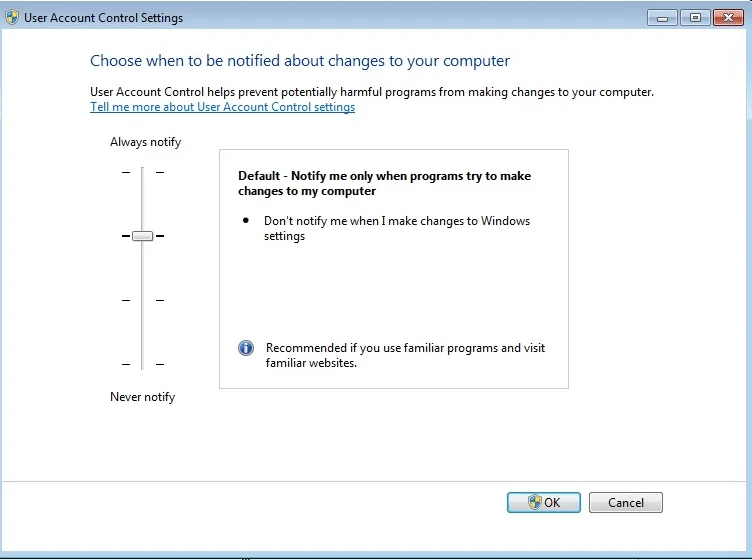 如何在 Windows 系統中啟用用戶帳戶控制