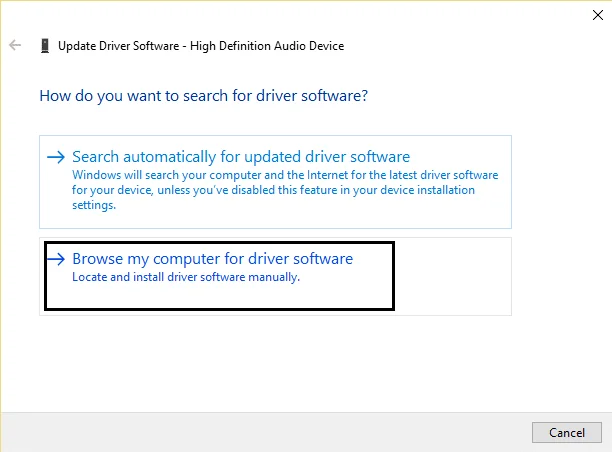 Fix Realtek HD Audio Driver Failure Error installeren