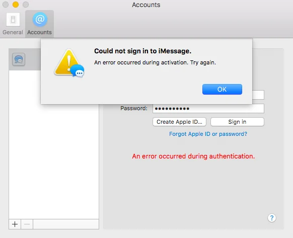 Oplossing Kon niet inloggen op iMessage of FaceTime