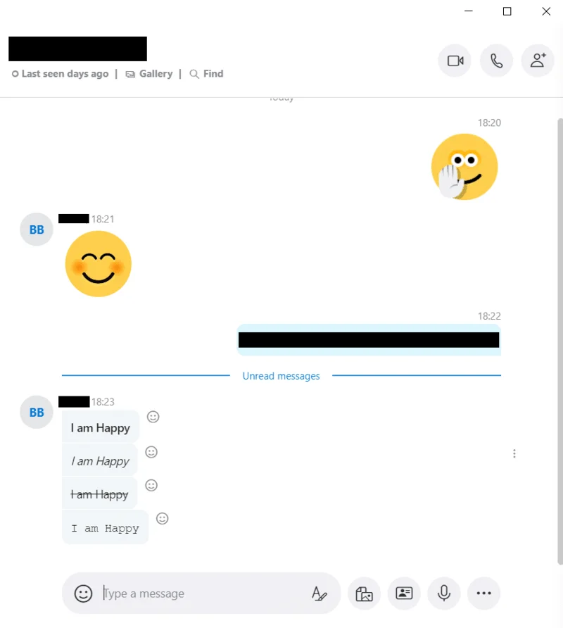如何使用 Skype 聊天文字效果 如何使用 Skype 聊天文字效果