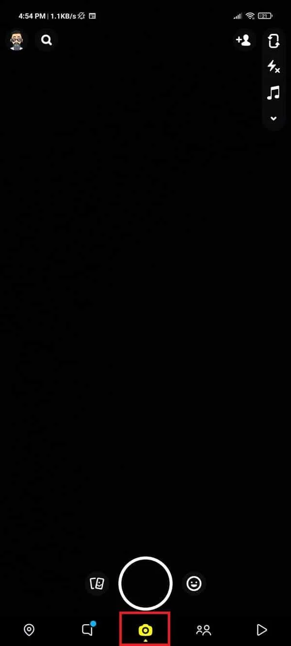 ¿Cómo grabar sin mantener presionado el botón en Snapchat?