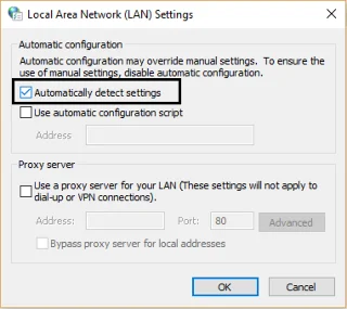 Solucionar el error de recuperación de la página web en Internet Explorer
