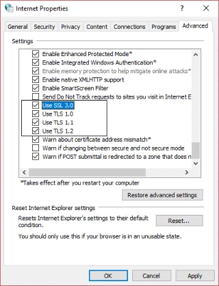 Fix Error 107 (net::ERR_SSL_PROTOCOL_ERROR)