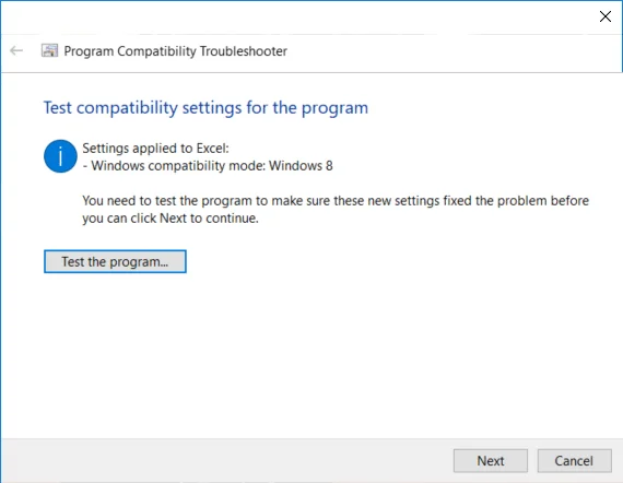 Windows10のアプリの互換モードを変更する