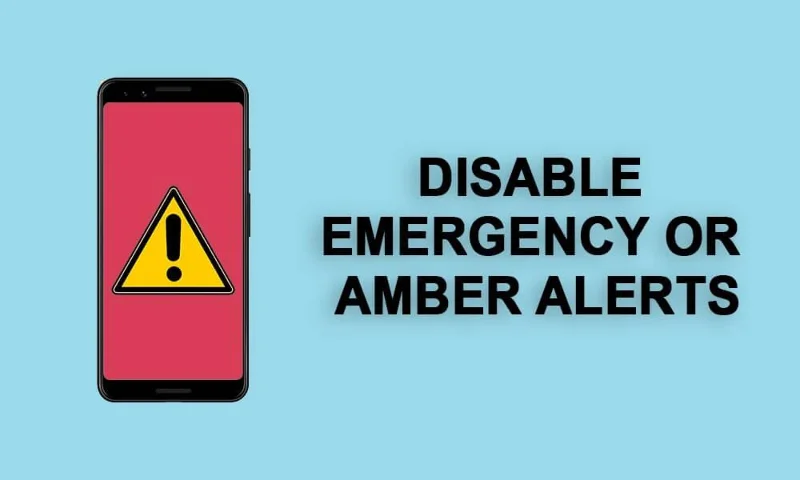 Schakel nood- of oranje waarschuwingen uit op Android-telefoon