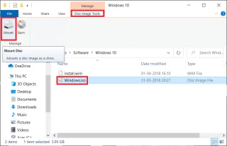 3 manieren om ISO-bestand te koppelen of te ontkoppelen op Windows 10