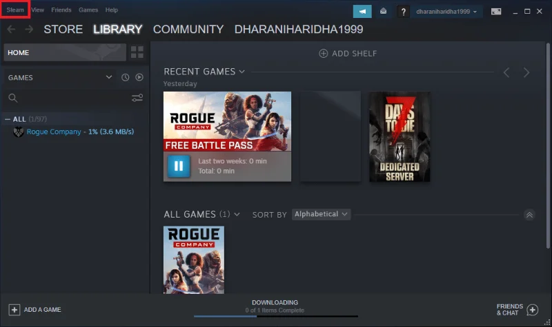 نحوه رفع عدم دانلود بازی های Steam