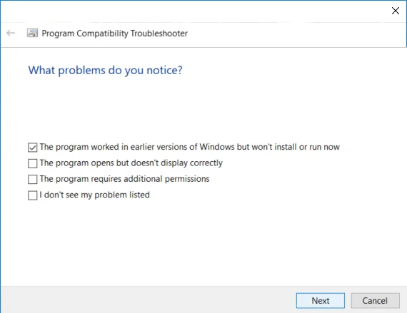 Windows10のアプリの互換モードを変更する