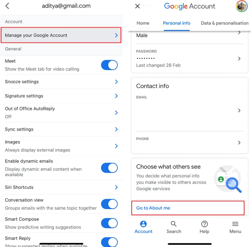 Bagaimana Cara Menghapus Gambar Profil Google atau Gmail?