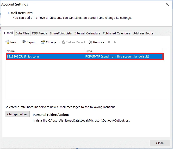 Fix Outlook-wachtwoordprompt verschijnt opnieuw