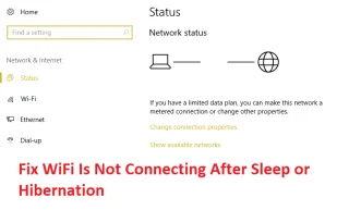 Fix WiFi maakt geen verbinding na slaap- of sluimerstand