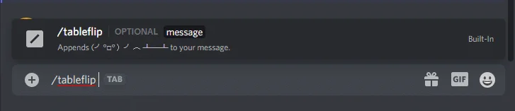 Discord 命令列表