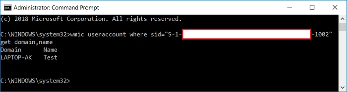 在 Windows 10 中查找用戶的安全標識符 (SID)