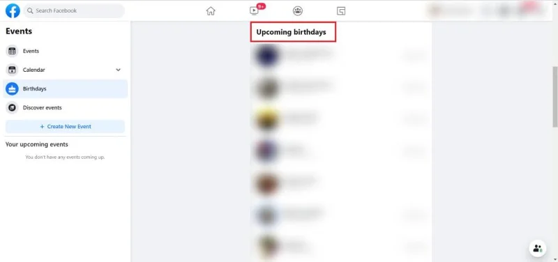 Facebookアプリで誕生日を見つける方法は？