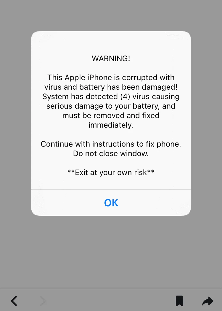 Hoe het Apple-viruswaarschuwingsbericht te repareren