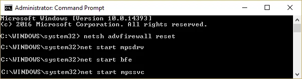 Fix Windows Firewall kan sommige instellingen niet wijzigen Fout 0x80070424