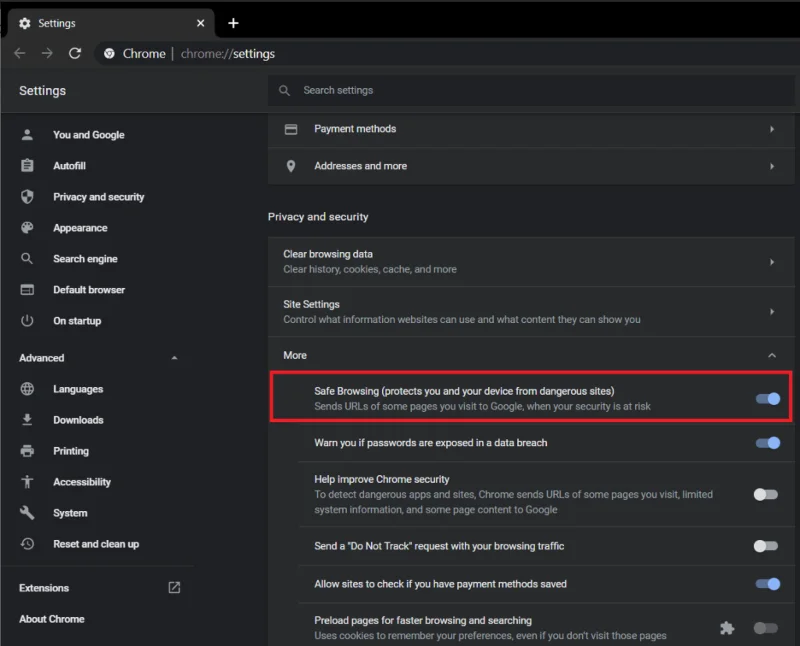 Fix De volgende site bevat schadelijke programma's Alert op Chrome