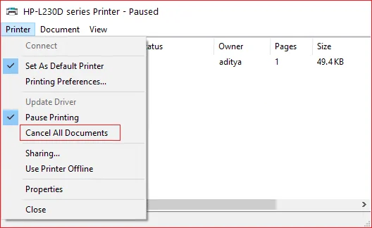 Windows10でスタックした印刷ジョブを削除する6つの方法
